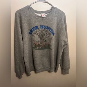 Vintage Jerzees Deer Hunter Sweater Adult XL